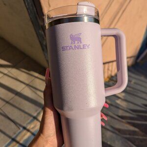 Purple Stanley 40oz Tumbler with handle *No Straw Included*